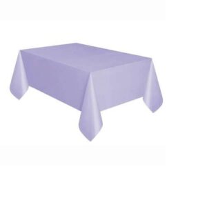 UNIQUE 54"X 108" LAVENDER RECTANGULAR  TABLECOVER