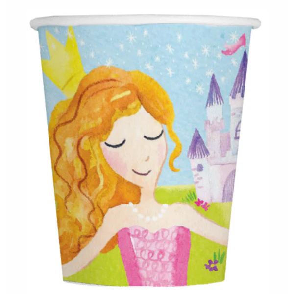 MAGICAL PRINCESS 9OZ CUPS PK8