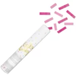 UNIQUE HELLO BABY PINK CONFETTI CANNON