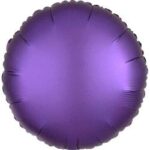 UNIQUE 18″ ROUND DEEP PURPLE FOIL BALLOON