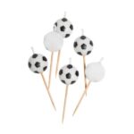 UNIQUE SOCCER PICK BIRTHDAY CANDLES 6S