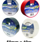 50MM X 10M BLACK GAFFER TAPE