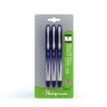 PLATIGNUM TIXX BLUE ROLLERBALL NEEDLE POINT PENS PK3