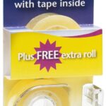 19MM X 33M CLEAR TAPE(2RLS) & DISP