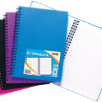 TIGER A6 PP NOTEBOOK TWINWIRE 70SH ASSOTED PACK OF 10