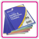 SILVINE CLOAKROOM & RAFFLE TICKETS 1- 500 PACK OF 12 BOOKS