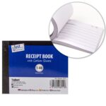 RECEIPT BOOK, HALF SIZE 80 PAGES PACK OF 12