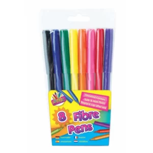 ARTBOX 8 FINE TIP FIBRE COLOURING PENS