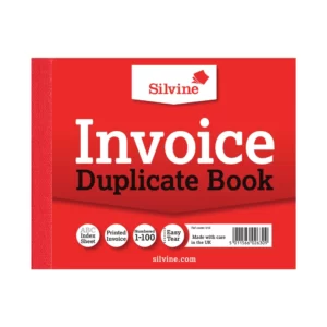 SILVINE 616 4X5 DUPLICATE INVOICE BOOK SOLD SINGLE