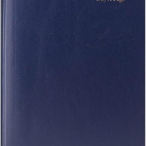 A4 DIARY 2024 DAP PADDED GILT EDGE-BLUE
