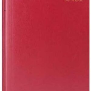 A4 DIARY 2024 DAP PADDED GILT EDGE- RED