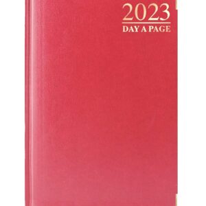 A5 DIARY 2023 DAP PADDED GILT EDGE-RED