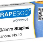 RAPESCO 10/4MM GALVANISED STAPLES PK1000