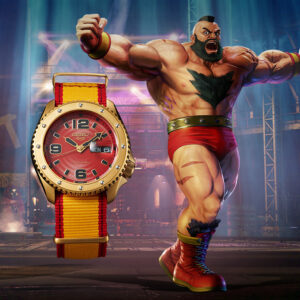 SEIKO WATCH 5 SPORTS STREET FIGHTER ZANGIEF LIMITED EDITIONS