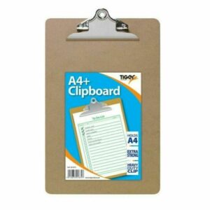 A4+ MASONITE CLIPBOARD JUMBO CLIP