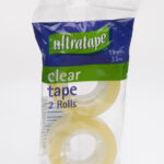 19MM X 33M ET CLEAR TAPE (TWINPACK)