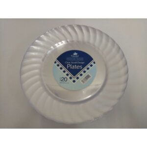 ESSENTIAL ROUND SCROLL DESIGN 10" PLATES PK20