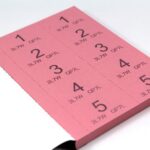 SILVINE CLOAKROOM & RAFFLE TICKETS 1- 500 SOLD SINGLE