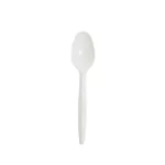 ESSENTIAL WHITE DESSERT SPOONS PK100