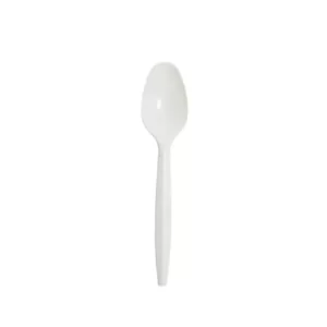 ESSENTIAL WHITE DESSERT SPOONS PK100