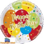 UNIQUE 18″GOLD HAPPY BIRTHDAY  FOIL BALLOON