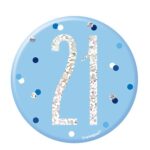 GLITZ BLUE BADGE NUMBER 21