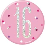 GLITZ PINK  BADGE NUMBER 16