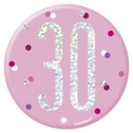 GLITZ PINK BADGE NUMBER 30