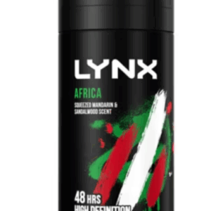 LYNX AFRICA 72 HOURS ANTI SWEAT ANTIPERSPIRANT, SINGLE PC - LYNX AFRICA 72 HOURS ANTI SWEAT WITH PRO SCENT TECHNOLOGY ANTIPERSPIRANT XL,200ML