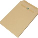 C5 BROWN ENVELOPES P/SEAL PK25