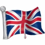 UNION JACK FLAG SHAPE 26IN X 22IN