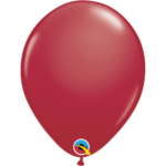 QUALATEX MAROON 11″(PACK OF 25 ROUND BALLOONS).