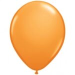 QUALATEX 11IN ORANGE STD BALLOONS PK100