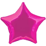 UNIQUE 18” HOT PINK STAR FOIL