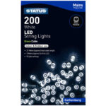 STATUS 200 WHITE LED STRING LIGHTS