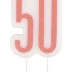 GLITZ ROSE GOLD CANDLE NUMBER 50