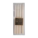 HANDCRAFTED TAPER CANDLES PACK OF 4