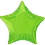 UNIQUE 20″ STAR LIME GREEN FOIL BALLOON