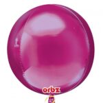 ANAGRAM 15″ BRIGHT PINK ORBZ BALLOON