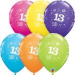 QUALATEX 11″13-A-ROUND TROPICAL ASSTORTED BALLOONS