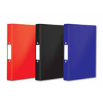 A4 RING BINDERS BLACK/GREEN/RED ,SOLD IN RANDOM COLOURS