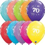 QUALATEX 11″ 70-A-ROUND TROPICAL  ASSTORTED BALLOONS