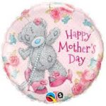 QUALATEX 18″ HAPPY MOTHERS DAY TEDDY MICORFOIL BALLOON