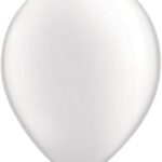 QUALATEX STD WHITE 11IN(PACK OF 25 ROUND BALLOONS).