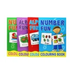 EARLY LEARNING COLOURING BOOKS: ALPHABET&NUMBER ALSO SOLD IN SETS