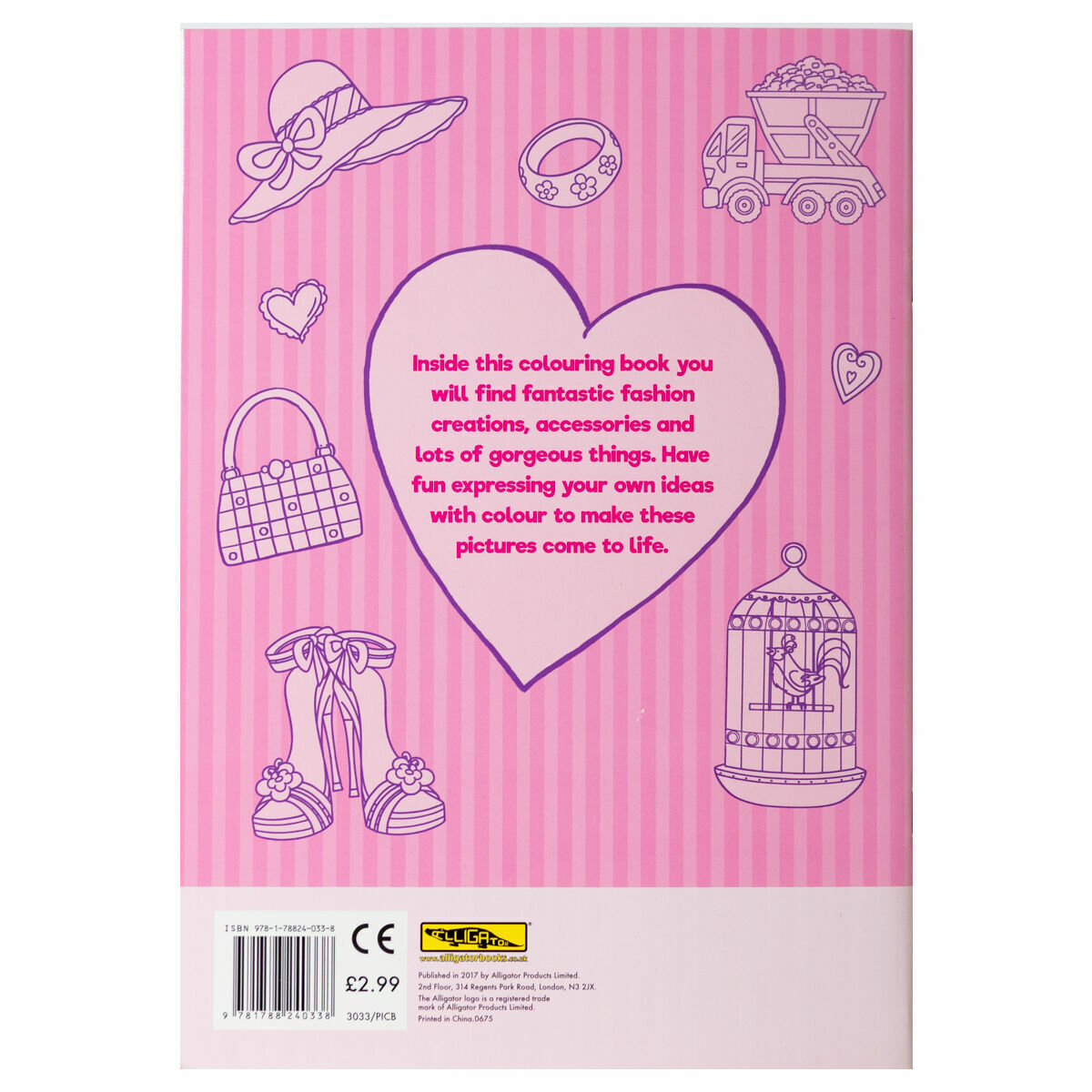 THE FANTASTIC PINK COLOURING BOOK - Image 3