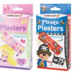 MASTERPLAST PIRATES & PRINCESS PLASTERS 75PK