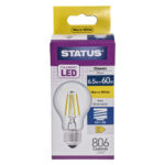 STATUS FILAMENT LED CLASSIC CLEAR “WARM WHITE” E27/ES 6.5W=60W