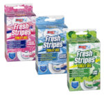 MIGHTY BURST FRESH STRIPES TOILET GELS: SOLD SINGLE AND IN CASE