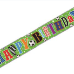 SIMON ELVIN HAPPY BDAY FOOTBALL BANNER